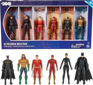 DC Comics WB 100 Years Anniversary Theatrical Multi-Pack LE 6 Figure Set New - Picture 1 of 13