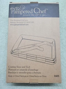 Nuevo juego de 4 bandejas de recubrimiento y herramientas de enclavamiento de chef mimado # 2605 - Imagen 1 de 8