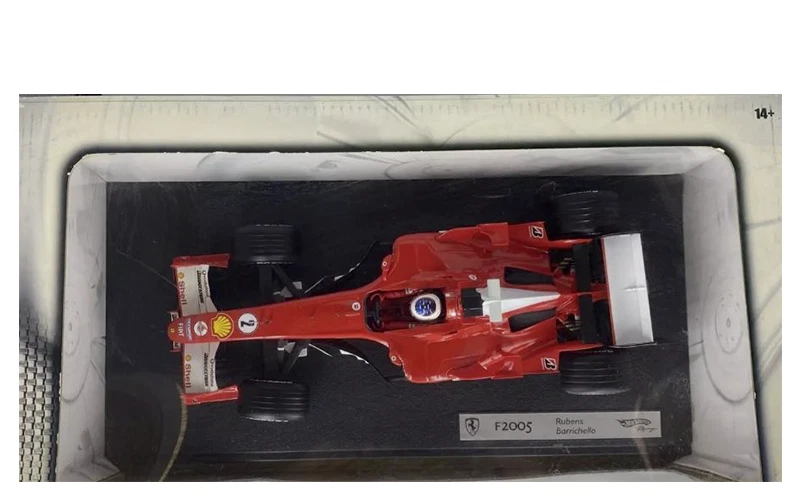 MATTEL HOT WHEELS G 9728 FERRARI F2005 BARRICHELLO 1/18 F1 SCALE MODEL - Immagine 1 di 1