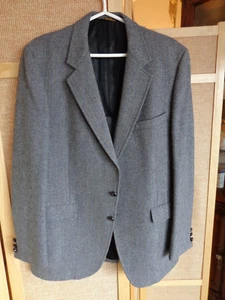 Men's Belrigde Tweed Jacket: Pre-owned, XL, 100% Wool, Gray, Made in USA - Picture 1 of 10
