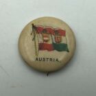 Flag Of Austria Button Pinback Pin Badge Whitehead Hoag 1894 1896 Vintage Antiqu