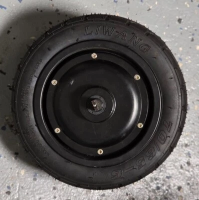 Коробка из 4 бесщеточных, безредукторных ступичных двигателей с 10-дюймовой шиной OD, 600 Вт, 24-60 В. - Изображение 1 из 4