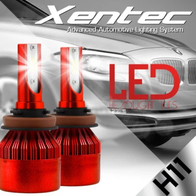 Car COB H4 H7 H11 48800LM 488W LED Headlight Kit Hi/Lo Light Bulbs 6000K 9005/06 - Image 1 of 4
