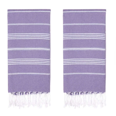 Beach Towel Set of 2 (38" x 71") | 100% Cotton Extra Large Turkish Towels - Image 1 of 4