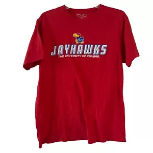 Camiseta OVB University of Kansas Jayhawks Roja Manga Corta Unisex Talla Mediana - Imagen 1 de 9