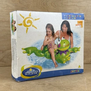 VTG Intex Wet Set Lil Frog Ride On Pool Inflatable 2003 50" X 36" New Sealed Box - Picture 1 of 10