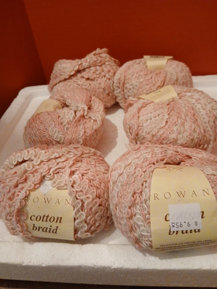 Rowan Cotton Braid Yarn Cotton Viscose Linen 50g 55 Yards   6  #351 - Image 1 of 2