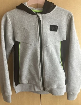 Fantastic Boys Everlast Age 11-12 Years Grey/Black Hoodie/jacket Autumn Winter - Image 1 of 4