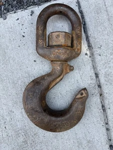 Crosby 5 S E Slip Steel Hook 11 Ton Crane Rigging Construction 5SE - Picture 1 of 5