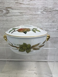 Royal Worcester Evesham Gold Round Casserole Dish & Lid Shape 23 Size 6 Unused - Picture 1 of 12