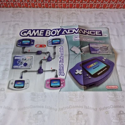 ❤️🕹 POSTER FLYER NINTENDO GAME BOY ADVANCE GBA INSERTO PUBBLICITà CATALOGO - Immagine 1 di 2