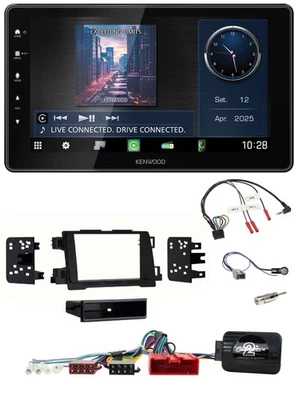 Kenwood Lenkrad Bluetooth USB DAB Autoradio für Mazda 6 2013-2015 schwarz - Bild 1 von 4