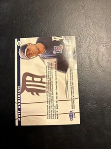 C54a 1998 Fleer Tradition Update U94 Matt Anderson, Detroit Tigers Rookie - Picture 1 of 2