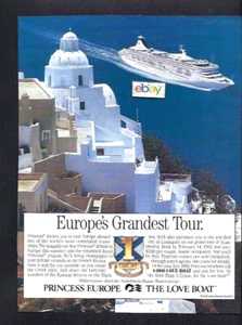 PRINCESS CRUISES EUROPE'S GRANDEST TOUR "STAR PRICESS" SANTORINI GRIECHENLAND ANZEIGE - Bild 1 von 1