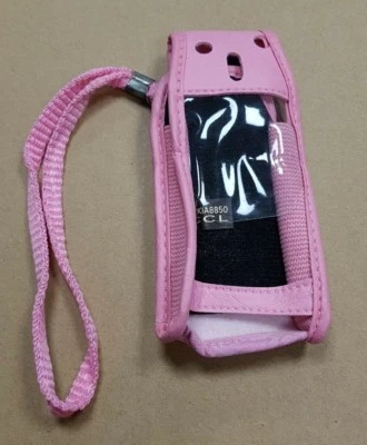 Neu für Nokia 8850 Handy Kunstleder Tasche Hülle Etui Gürtel Clip Pink - Bild 1 von 2