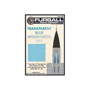 Furball 1/48 MIG-31 Blue Winscreen Tint Film for AMK Kits - Bild 1 von 1