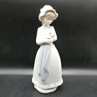 Nao By Lladro Sweet Girl With Puppy And Blanket Figurine 0241 Perfect Condition