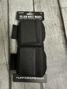 Tuff Wraps Wrist Wraps 24 Inch BLACKOUT For Weightlifting Belt Loop Tightening - Picture 1 of 3