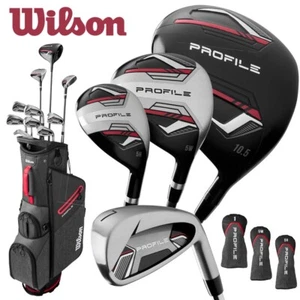 Wilson Profile Golf Package Set Graphite Shafts Driver+5W+5H+6-SW+Putter - Picture 1 of 12
