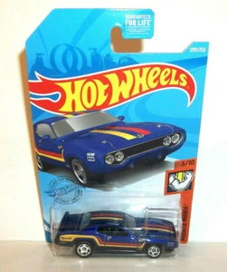 2021 HOT WHEELS 1:64 MUSCLE MANIA 3/10 BLUE '71 PLYMOUTH ROAD RUNNER #209/250 - Picture 1 of 6