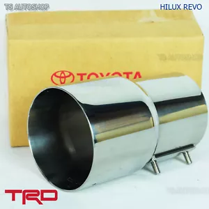 Pipe Muffler Cutter Exhaust For Toyota Hilux Revo Sr5 2015 2016 2017 - Imagen 1 de 8