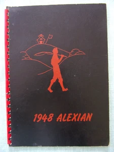 1948 ALEXANDRIA MINNESOTA CENTRAL HIGH SCHOOL ALEXIAN YEARBOOK ANNUAL - Picture 1 of 8