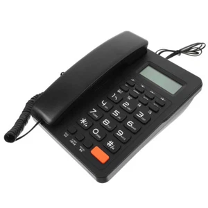 Business Fixed Phone Caller ID Telephone Home Office Landline Phone With Screen - Picture 1 of 12