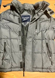 Kids  Gray Reebok Puffer Coat /Jacket Size 8 Lightly Used - Picture 1 of 8