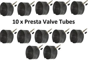 10 x 27 " x 1 1/4 " Presta Ventil Innen Rad Schlauch Fahrrad - Bild 1 von 1