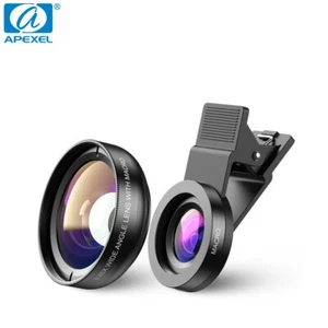 APEXEL 0.45x Wide Angle With 12.5x Macro Lens 2 in 1 Phone Camera lens for Phone - Bild 1 von 7