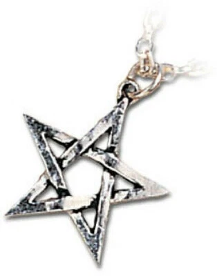 Pentagramma Pendant Peltro Alchemy Gothic - Immagine 1 di 2