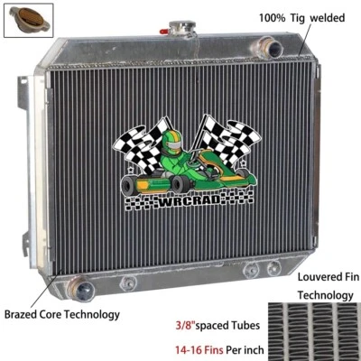 26"W Radiator For 1968-1974 1973 1972 71 Dodge Mopar Plymouth Charger Big Block - Image 1 of 4