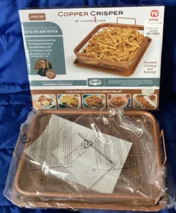 Copper Crisper by Copper Chef 2-piece set Baking Tray and Basket - NEW - Picture 1 of 7