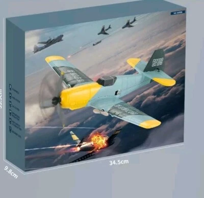 RC Flugzeug Messerschmitt Bf 109, 2,4 GHz ferngesteuertes Flugzeug Gyro RTF Neu - Bild 1 von 4