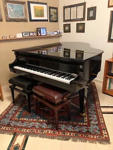 pianoforte a coda usato Bohemia Janacek 6,1' nero lucido perfette condizioni - Foto 1 di 15