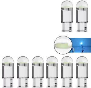 10PCS Ice Blue 194 LED Light Bulb 168 2825 W5W T10 Wedge Universal For Cars - Picture 1 of 8