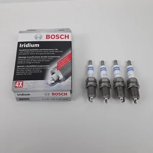 4 Bosch 9600 Double Iridium Spark Plug For Chevrolet Hyundai Kia Toyota Subaru - Picture 1 of 5