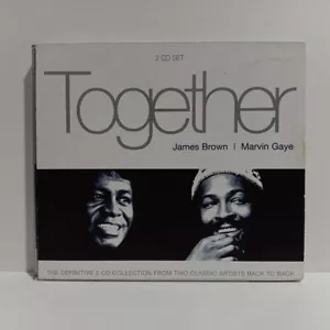 JAMES BROWN MARVIN GAYE TOGETHER 2 CD Set with Dust Jacket - Picture 1 of 11