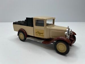 Vintage Solido 1930 Citreon C4F Diecast Truck, 1/43, Brown & Tan - Original