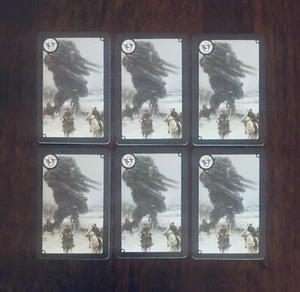 Juego de Cartas de Combate Guadaña (5 Cartas de Poder) Piezas de Juego Extra/Reemplazo Oficiales - Imagen 1 de 3