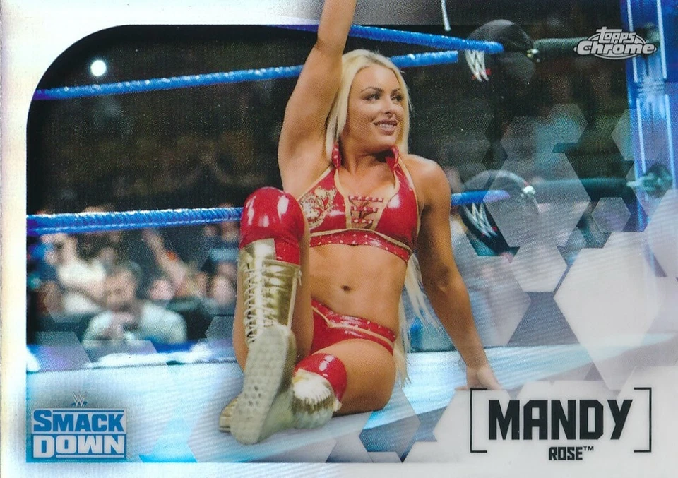 #42 MANDY ROSE 2020 Topps Chrome WWE REFRACTOR DIVA - Image 1 of 1
