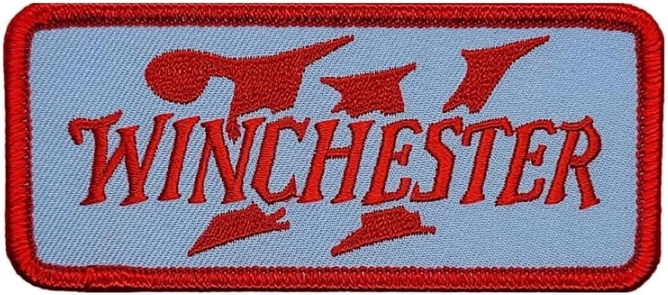 Winchester Old School Firearms Embroidered Patch - iron on sew on 4"x 2"