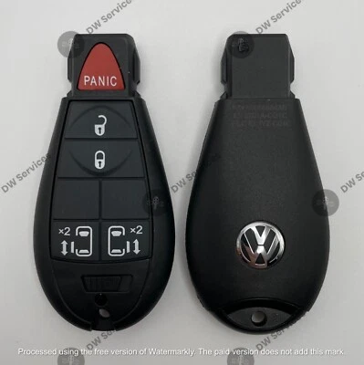 ¡NUEVO! OEM Genuino Volkswagen ROUTAN Entrada sin llave Mando a distancia FOBIK IYZ-C01C Foto 1 de 4