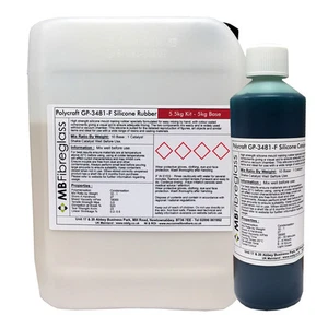 Polycraft GP-3481-F RTV Silicone Mould Making Rubber 5.5kg Kit (Green Catalyst) - Picture 1 of 1