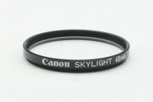 Genuine CANON 48mm SKYLIGHT Lens Filter For 50mm F1.4 Lens From JAPAN - Picture 1 of 6