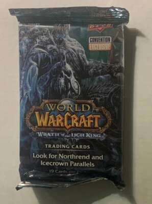 Paquete de tarjetas coleccionables exclusivo de World of Warcraft 2023 SDCC *Ra del Rey Exánime* Foto 1 de 2