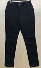 Maurices Jeans Women’s Sz L Reg (30x33) High Rise Stretch Skinny Black Demin
