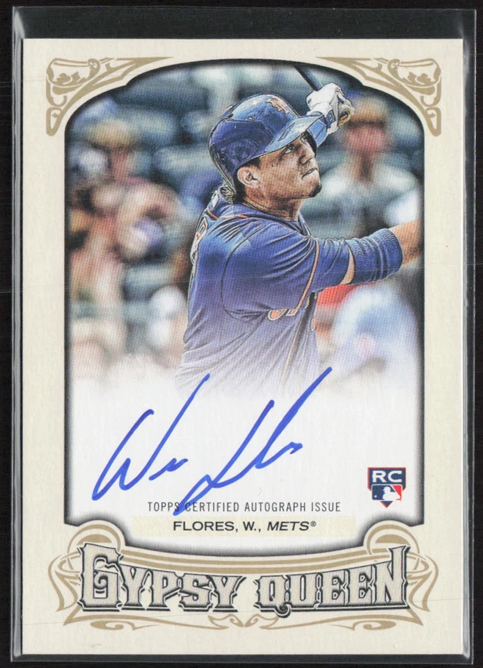 2014 Topps Gypsy Queen #GQA-WF Wilmer Flores RC Auto - Image 1 of 2