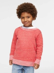Rabbit Skins Toddler Harborside Melange French Terry Crew. 3379 - Picture 1 of 8
