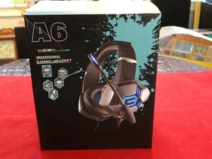 A6 High Performance Professional Gaming Headset for PS4 + Xbox One S BRAND NEW!! - Picture 1 of 6